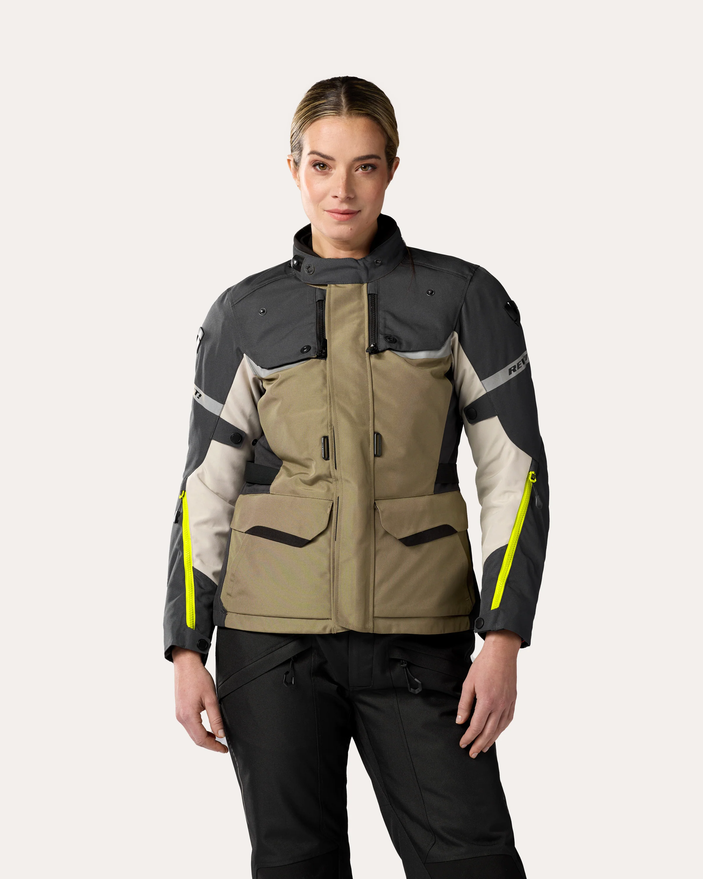 Jacket Outback 4 H2O Ladies | Green-Anthracite - Image 3