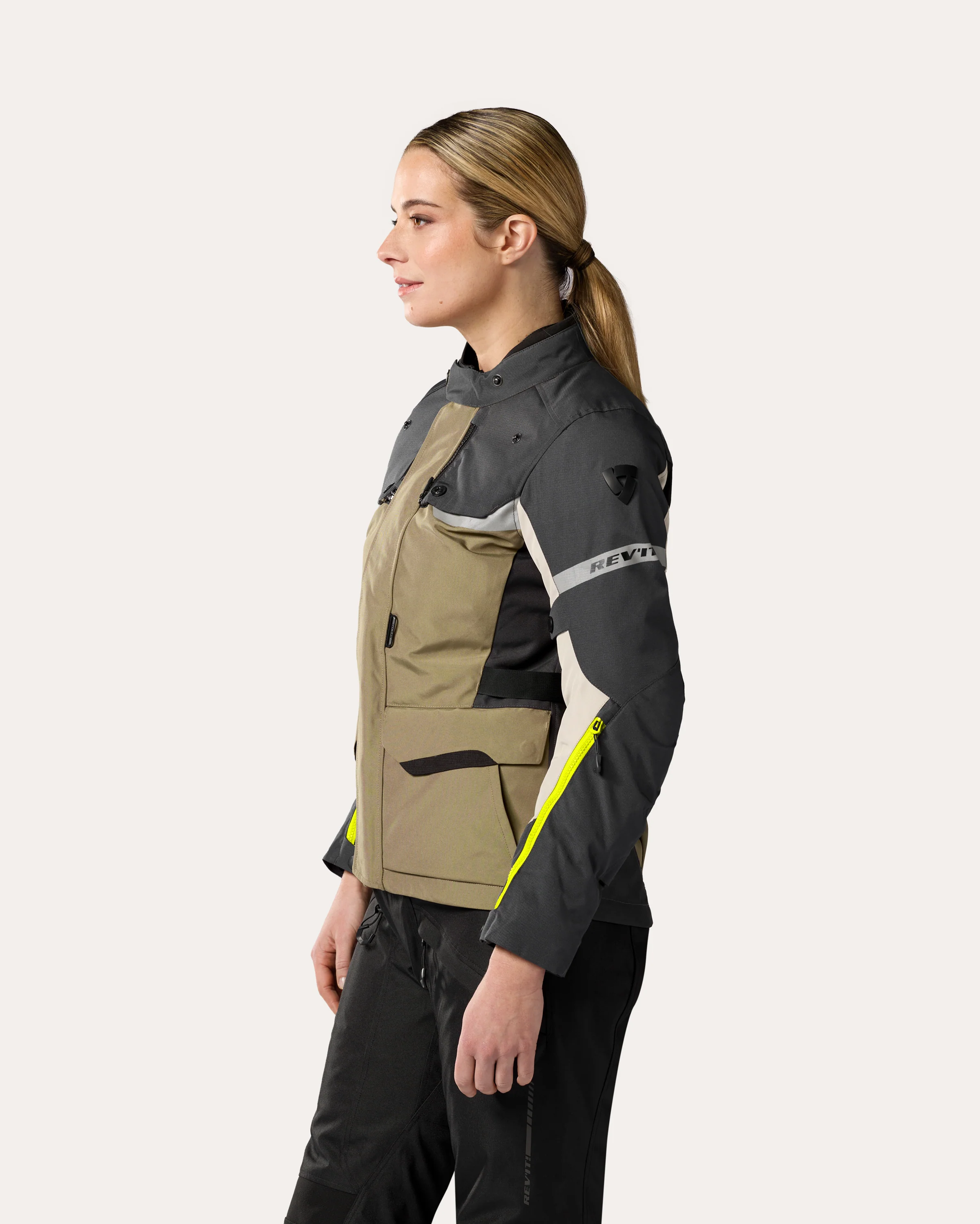 Jacket Outback 4 H2O Ladies | Green-Anthracite - Image 5