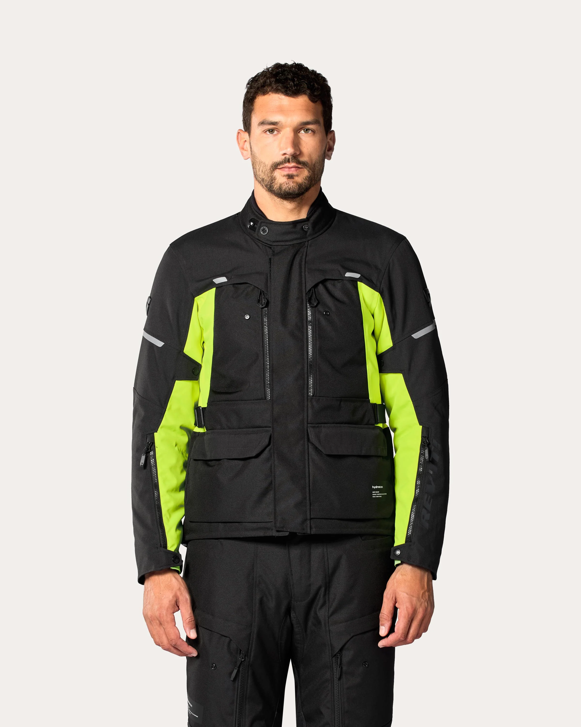 Jacket Outback 5 H2O | Black-Neon Yellow - Image 3