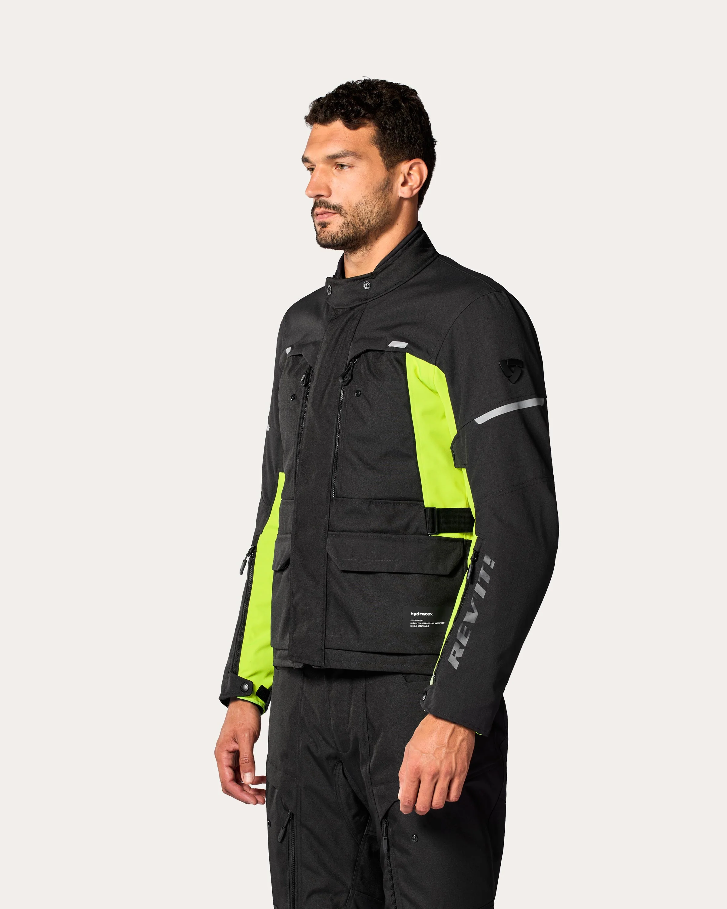 Jacket Outback 5 H2O | Black-Neon Yellow - Image 5