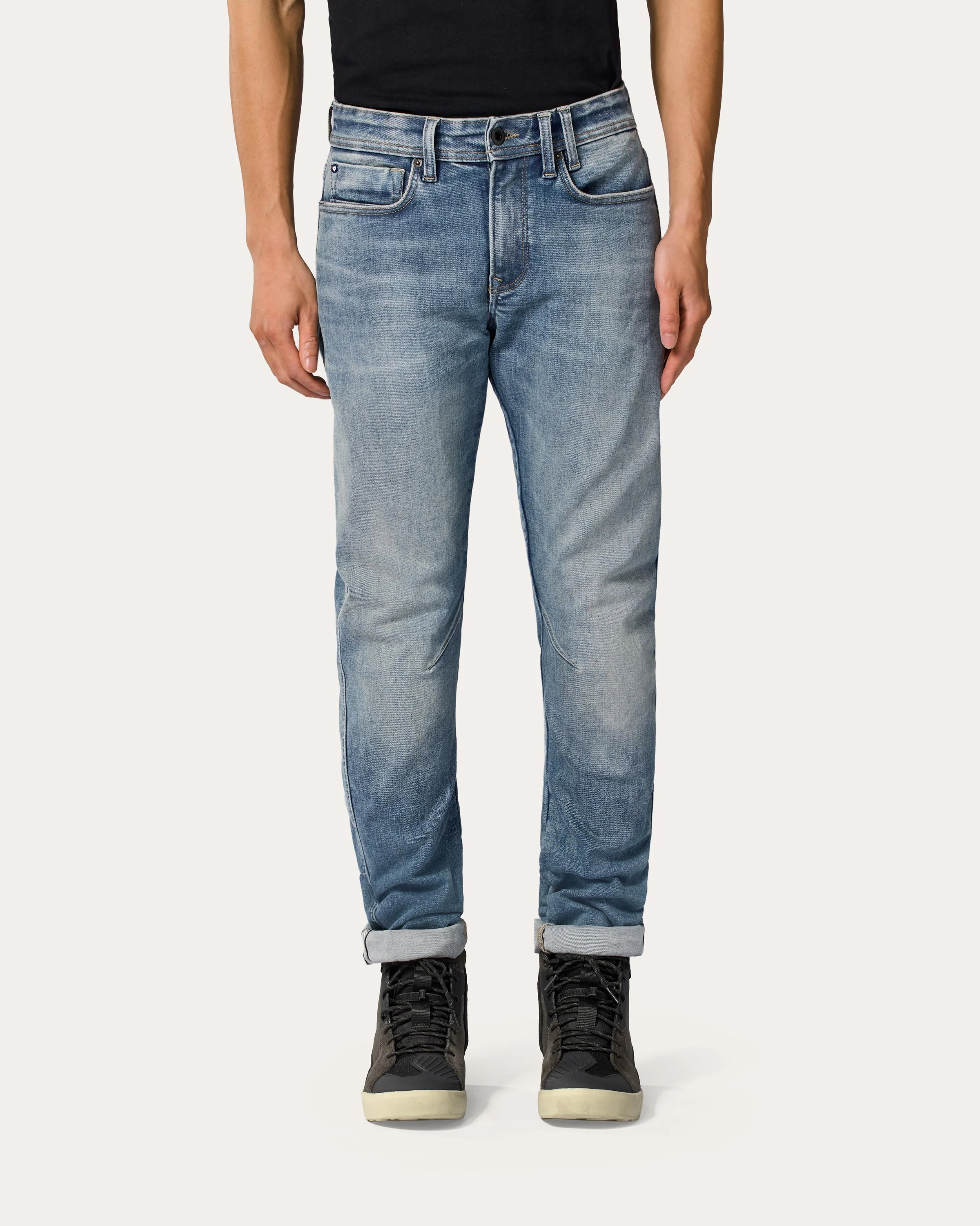 Jeans Detroit 3 Tapered | Dark Black Stone - Image 3