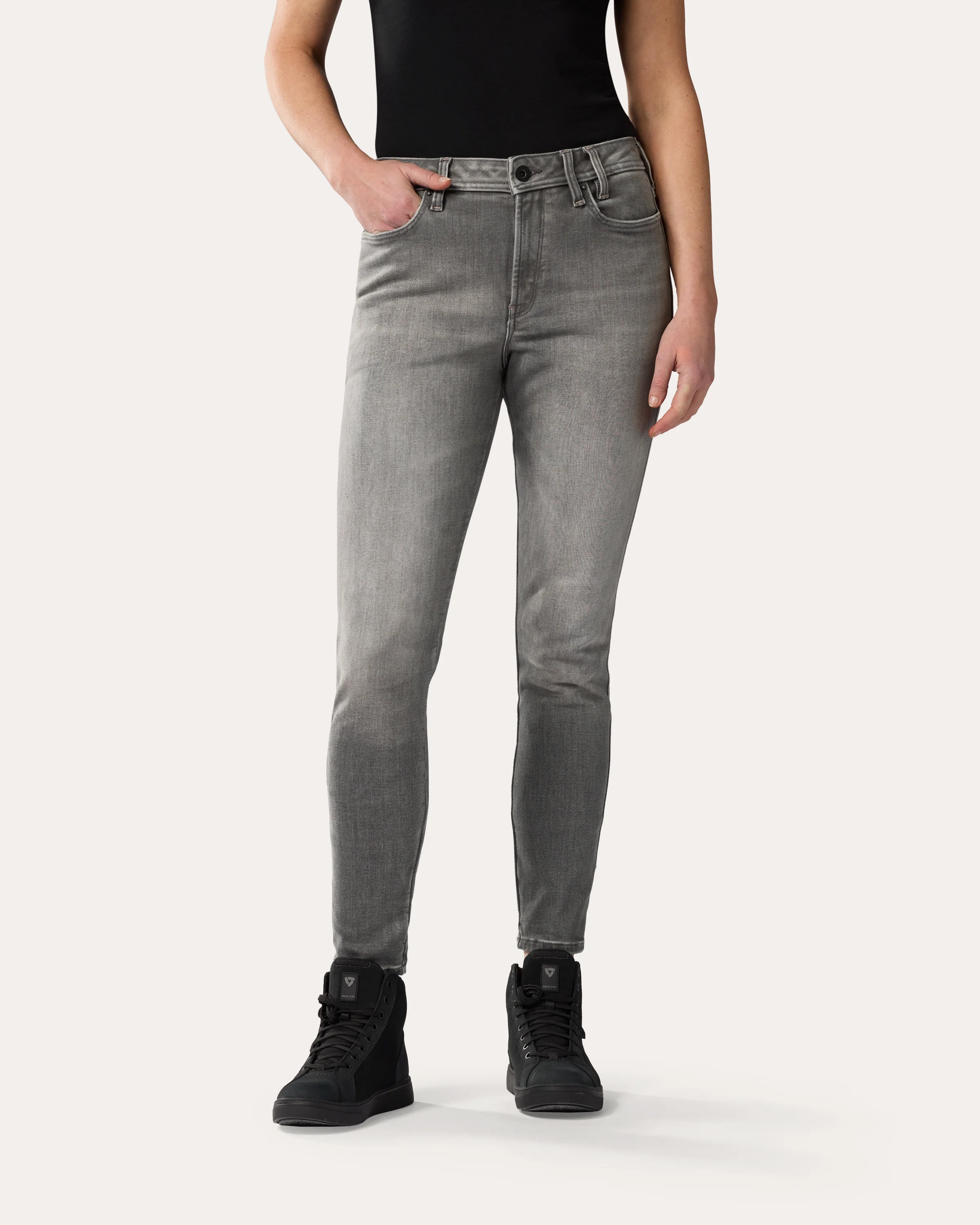 Jeans Shelby 3 Skinny Ladies | Medium Grey Used - Image 3